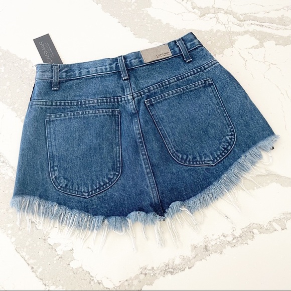 Carmar Los Angeles Beatrice Zip Front Denim Skirt - Picture 3 of 12